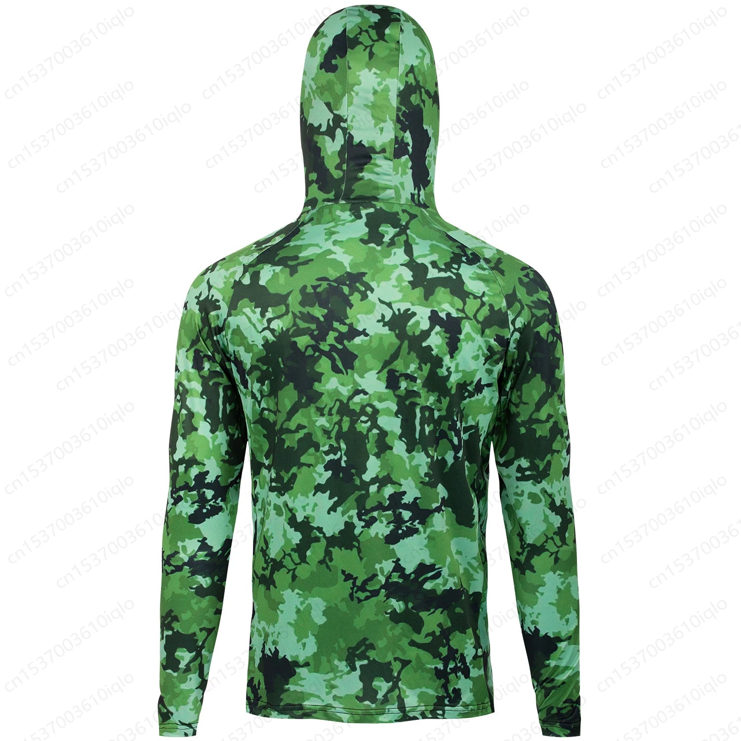 HUK Men’s Hooded Fishing Shirt – UPF 50+ Camouflage Long Sleeve