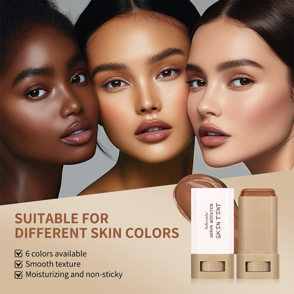Serum-Infused Foundation Stick – High Coverage & Smooth Finish