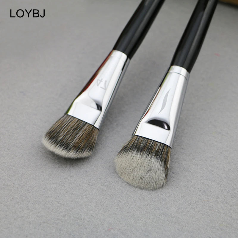 LOYBJ Foundation Brush – 47 Broom Head Liquid & Concealer Makeup Tool