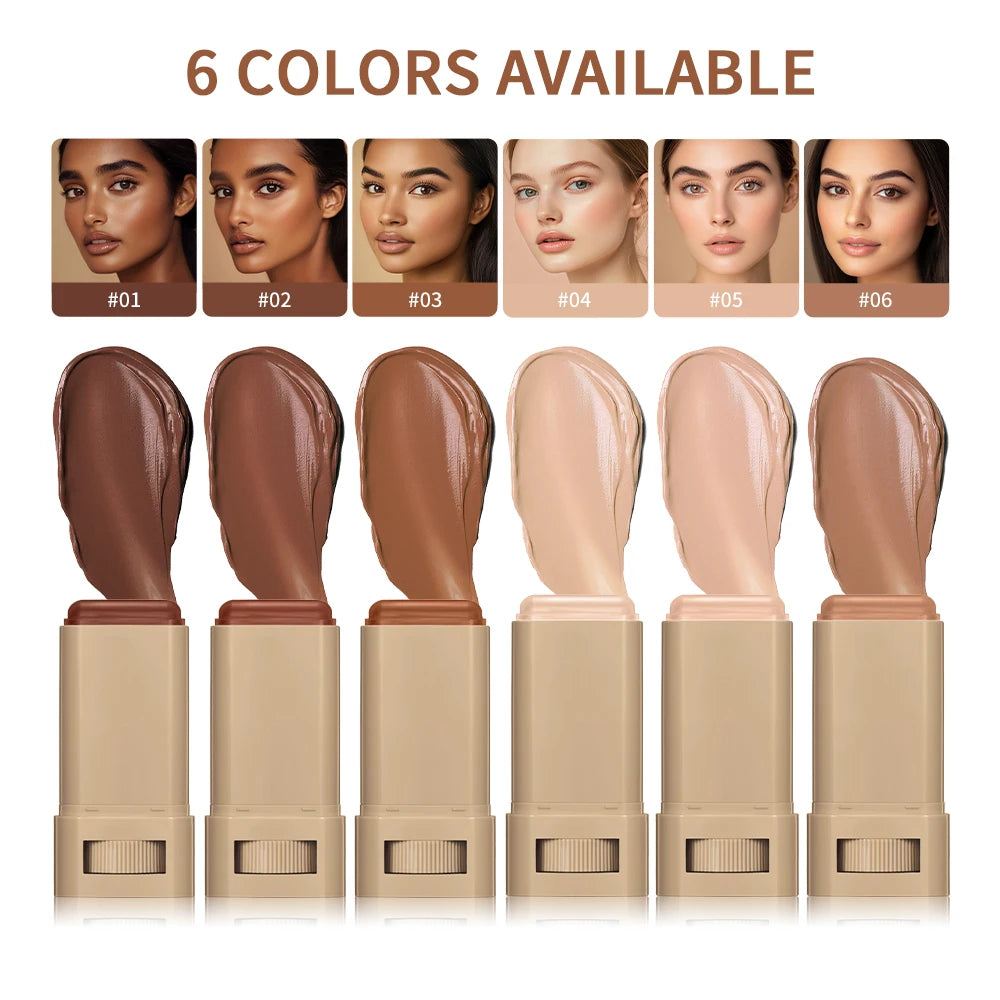 Serum-Infused Foundation Stick – High Coverage & Smooth Finish