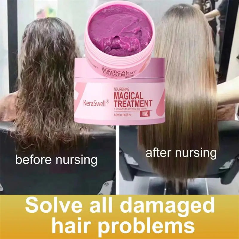 Magical Keratin Hair Mask – 5-Second Repair & Deep Nourishing Treatment