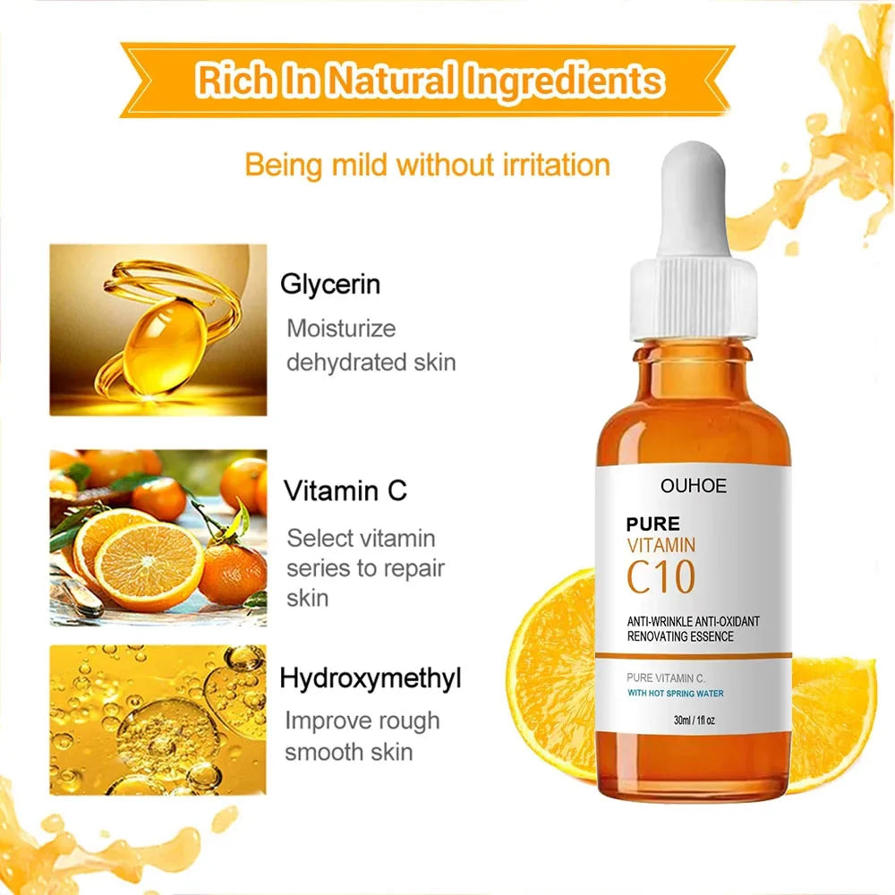 Vitamin C Face Serum – Anti-Wrinkle, Brightening & Firming Essence