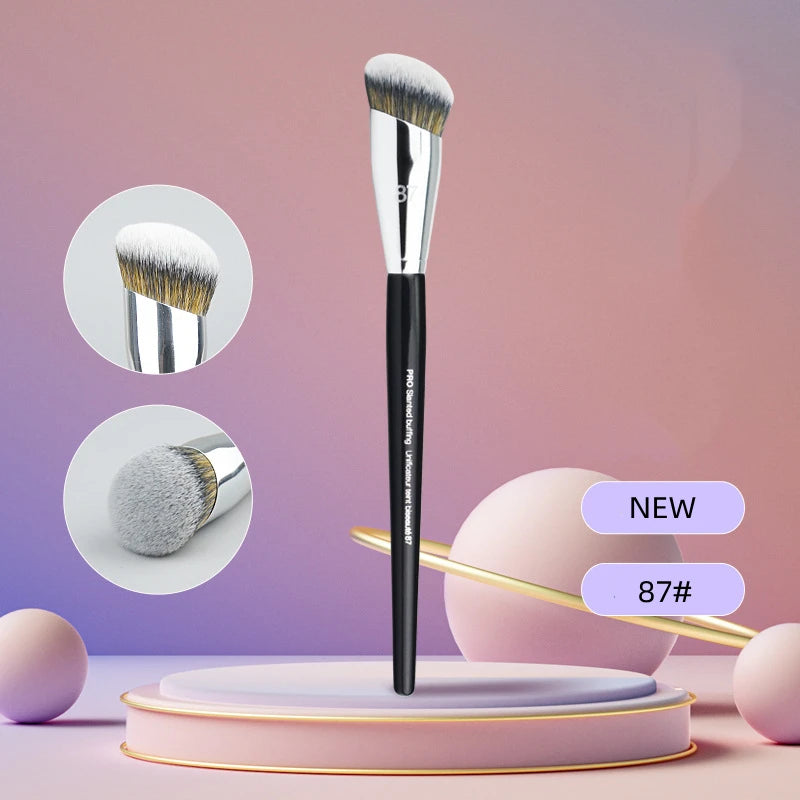 LOYBJ Foundation Brush – 47 Broom Head Liquid & Concealer Makeup Tool