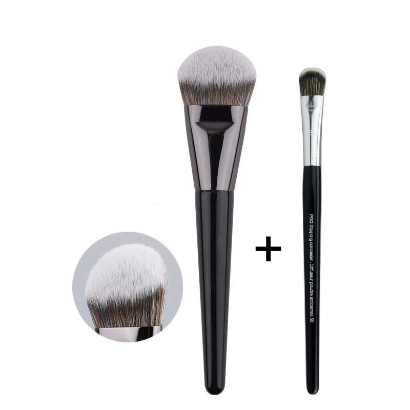 LOYBJ Foundation Brush – 47 Broom Head Liquid & Concealer Makeup Tool