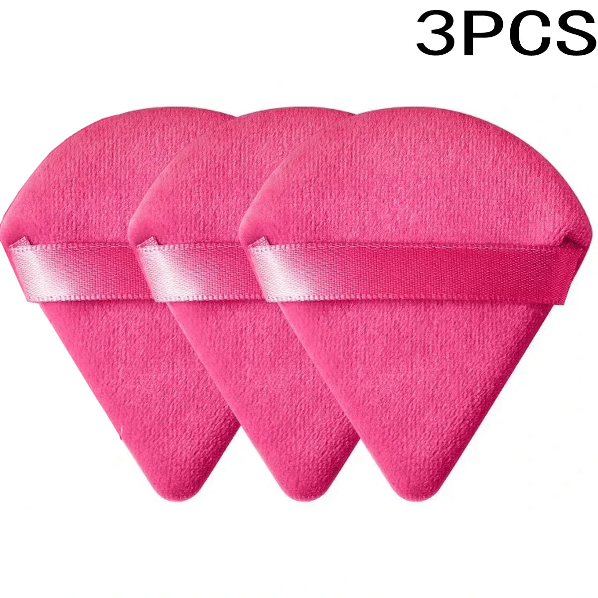 Triangle Velvet Powder Puff – 10/20 Pcs Washable Makeup Sponge Set