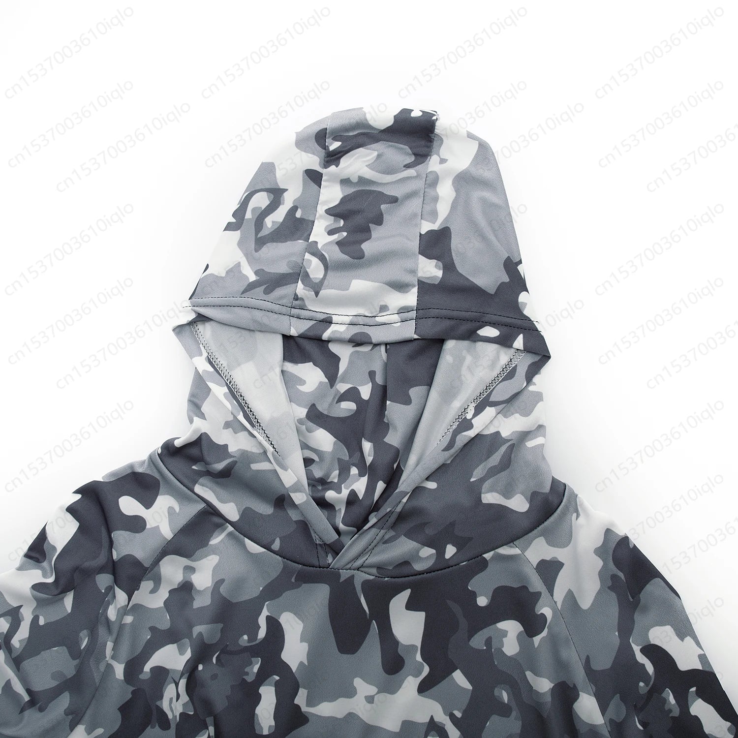 HUK Men’s Hooded Fishing Shirt – UPF 50+ Camouflage Long Sleeve