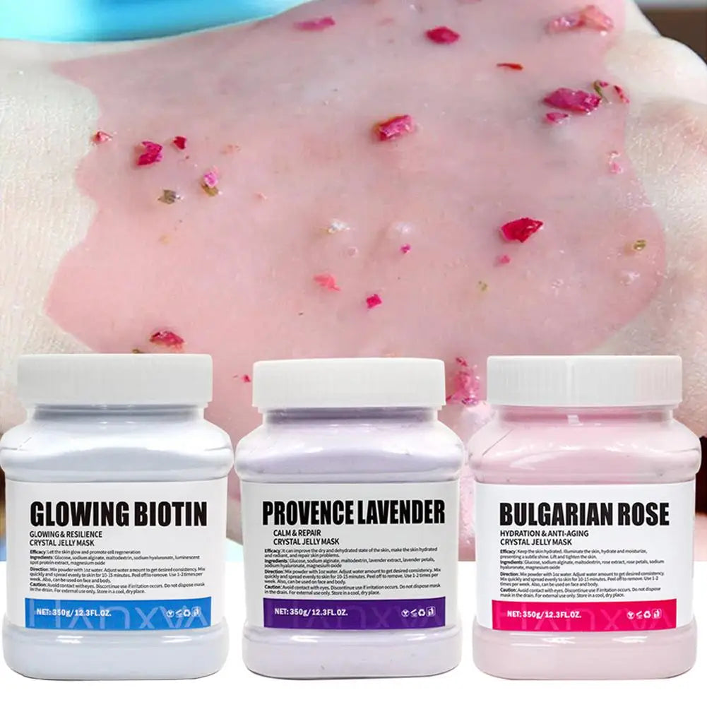 Professional Rose Jelly Mask – Hydrating Peel-Off Face Powder