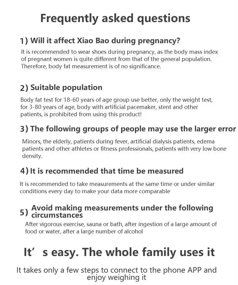 Smart App-Connected Weight Scale