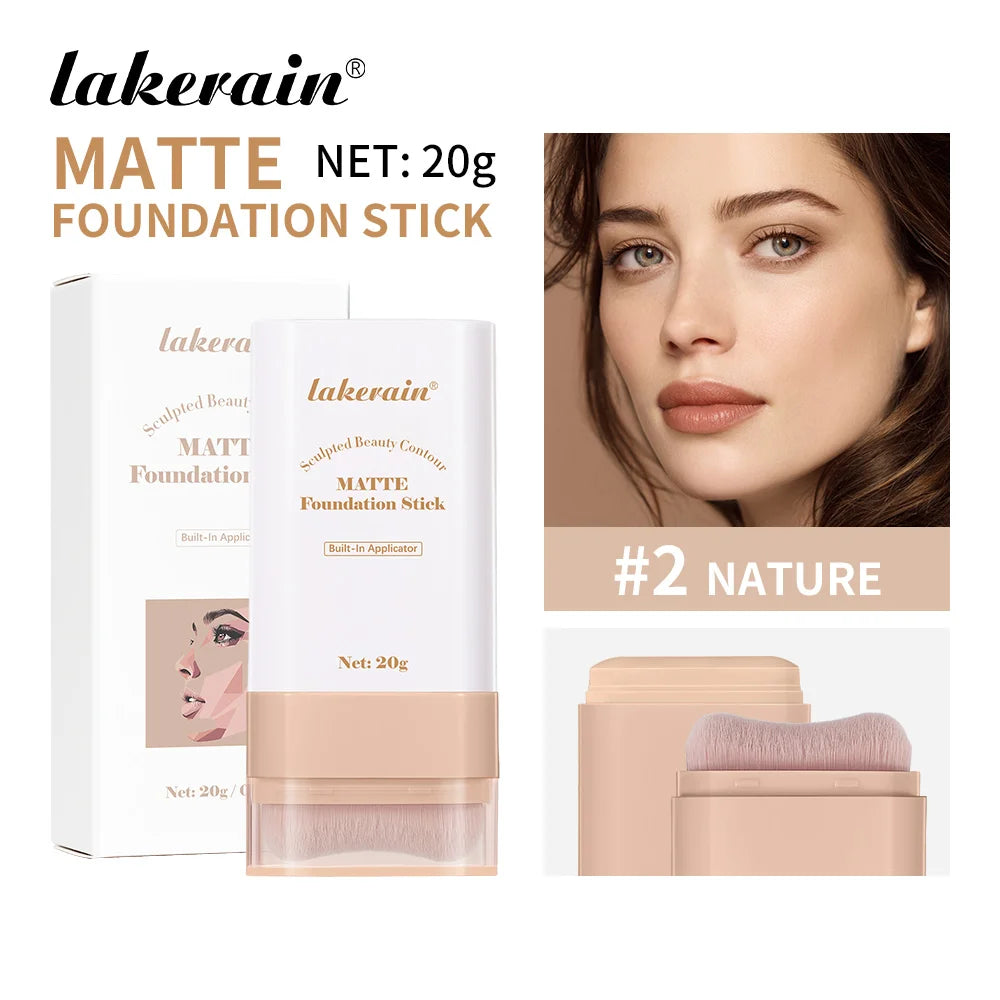 Serum-Infused Foundation Stick – High Coverage & Smooth Finish