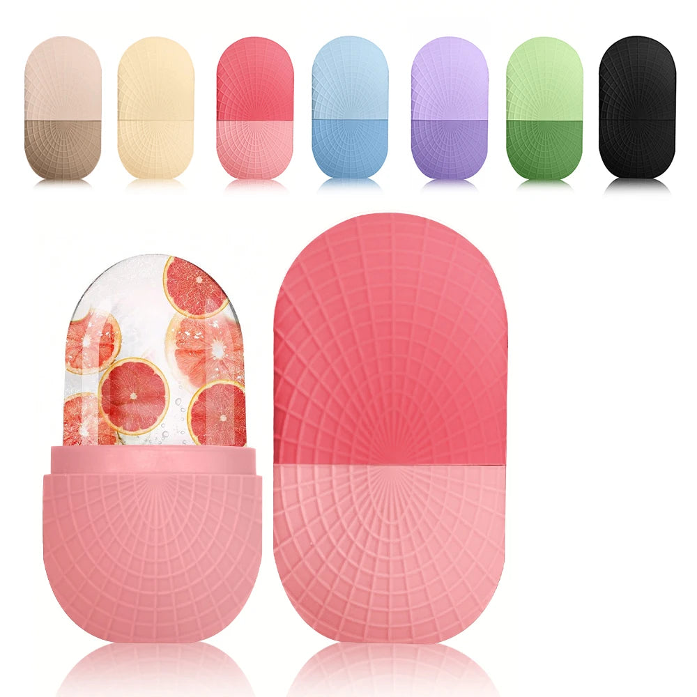 Face & Eye Ice Roller – Reusable Silicone Skin Care Tool