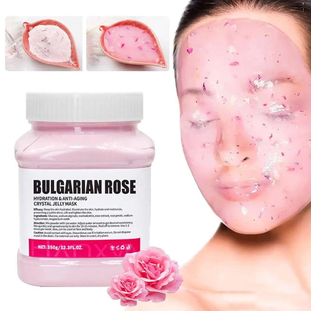 Professional Rose Jelly Mask – Hydrating Peel-Off Face Powder
