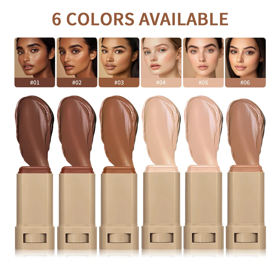 Serum-Infused Foundation Stick – High Coverage & Smooth Finish