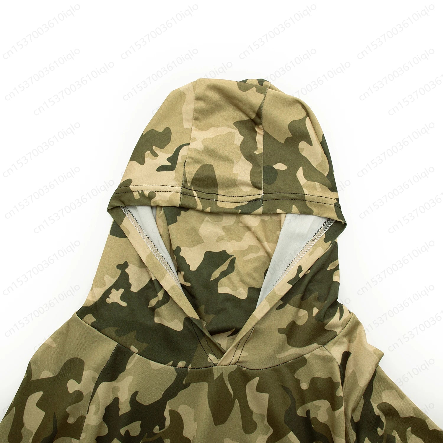 HUK Men’s Hooded Fishing Shirt – UPF 50+ Camouflage Long Sleeve