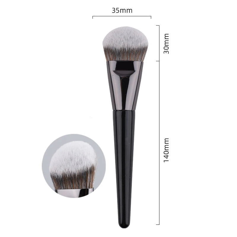 LOYBJ Foundation Brush – 47 Broom Head Liquid & Concealer Makeup Tool