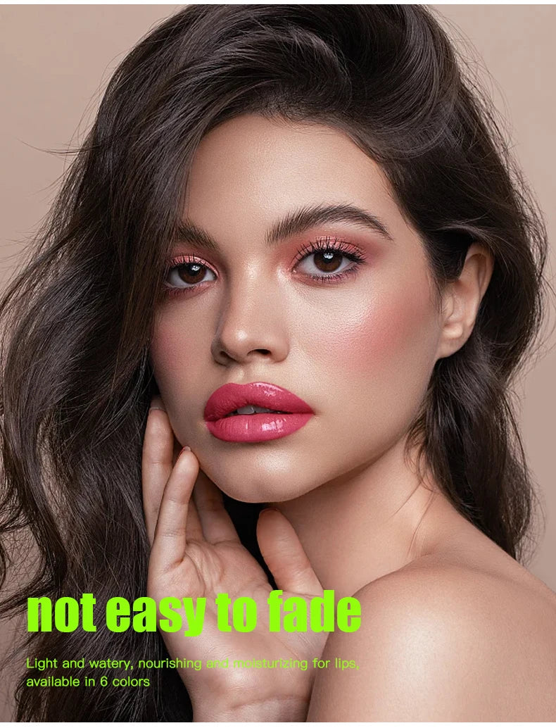 6-Tone Moisturizing Lip Gloss – Luminous Transparent Lip Enhancer