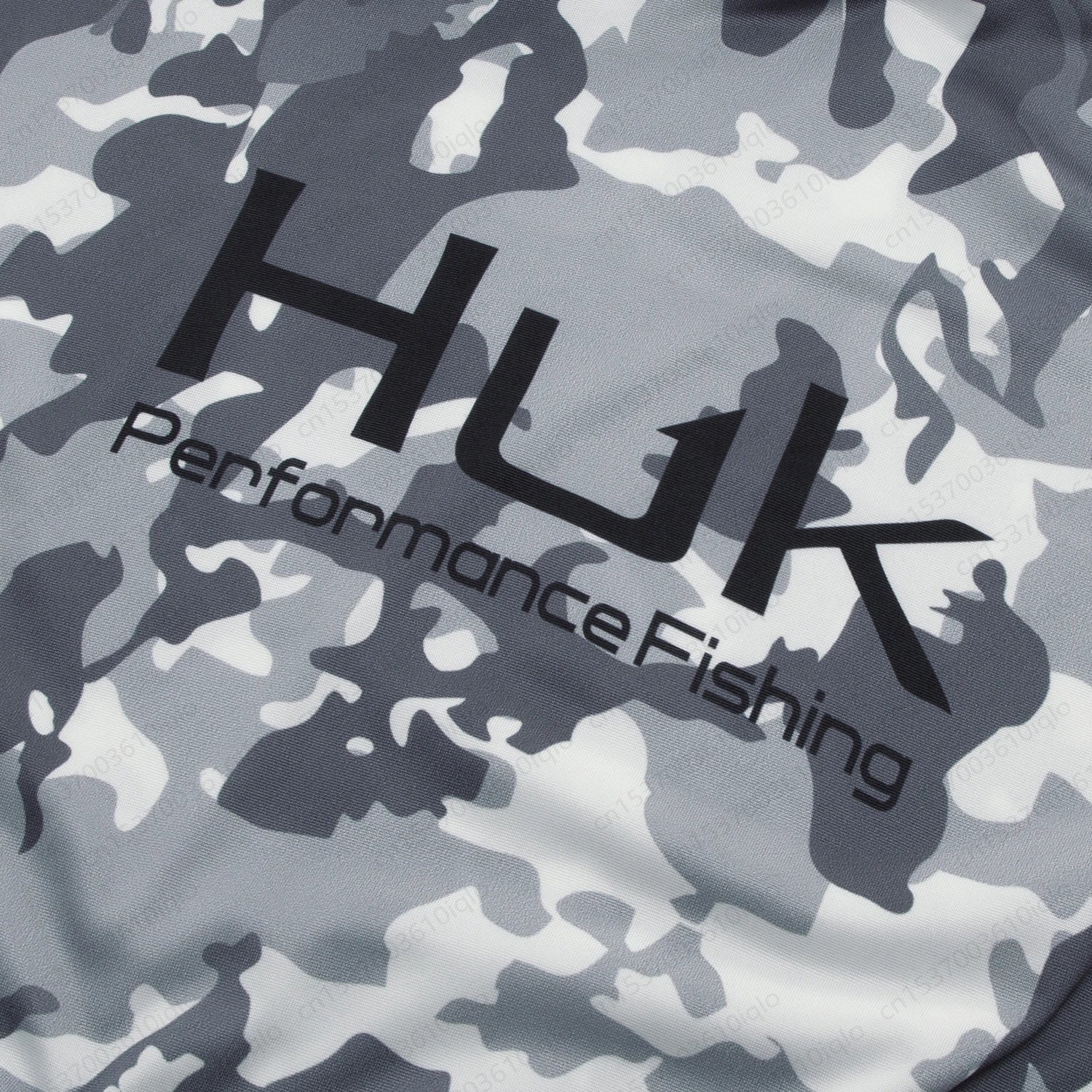HUK Men’s Hooded Fishing Shirt – UPF 50+ Camouflage Long Sleeve