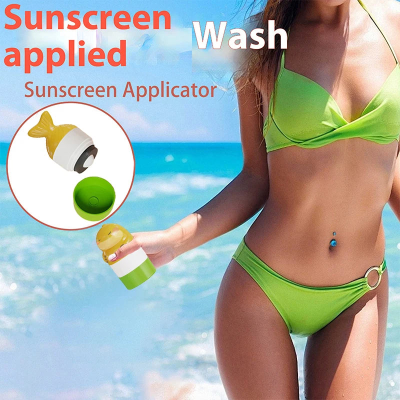 Refillable Sunscreen Roll-On Bottle – 100ml Travel Dispenser