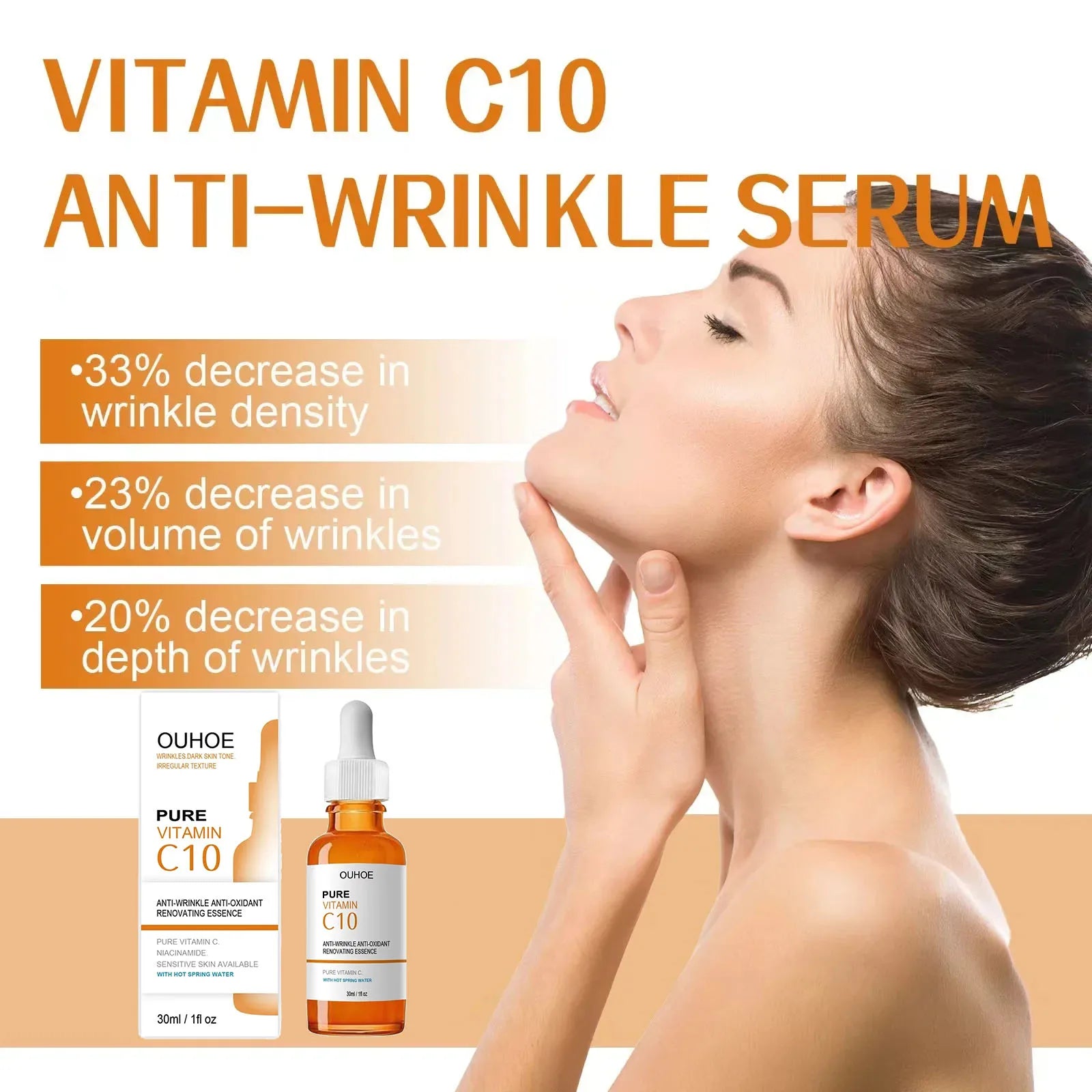 Vitamin C Face Serum – Anti-Wrinkle, Brightening & Firming Essence