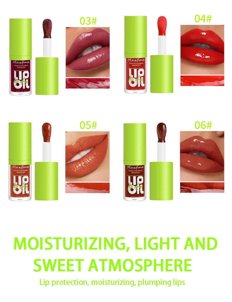 6-Tone Moisturizing Lip Gloss – Luminous Transparent Lip Enhancer