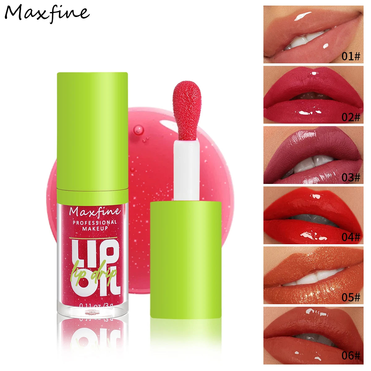6-Tone Moisturizing Lip Gloss – Luminous Transparent Lip Enhancer