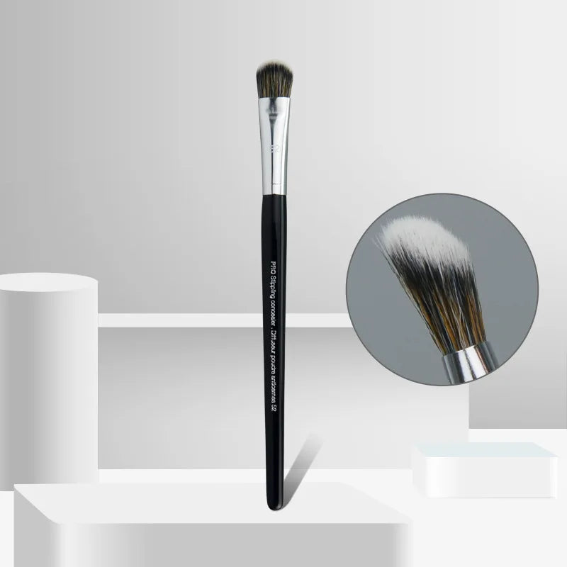 LOYBJ Foundation Brush – 47 Broom Head Liquid & Concealer Makeup Tool