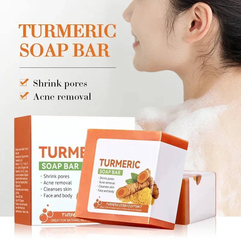 Handmade Turmeric Soap – Brightening & Deep-Cleansing Body Bar