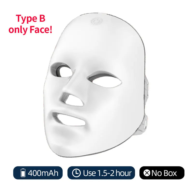 Wireless 7 Colors LED Face Beauty Machine