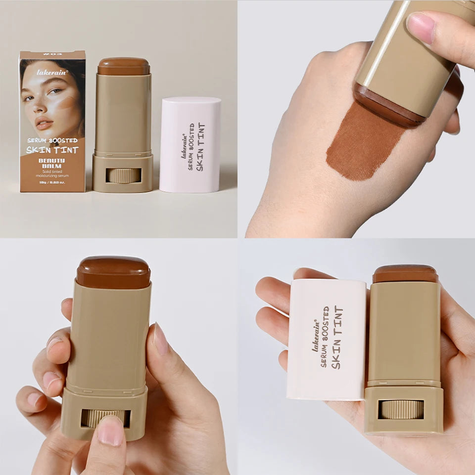Serum-Infused Foundation Stick – High Coverage & Smooth Finish